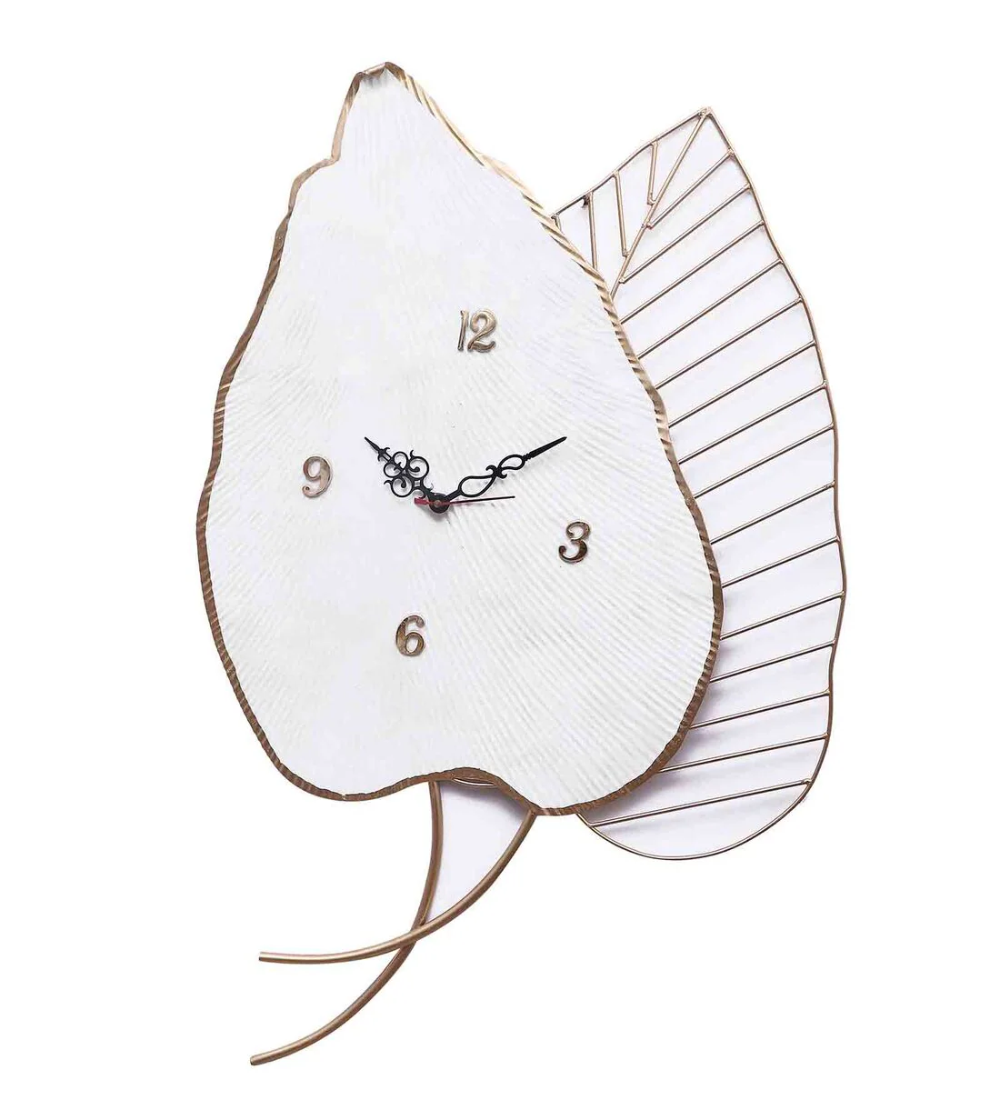 Double Leaf Wall Clock - Image 3