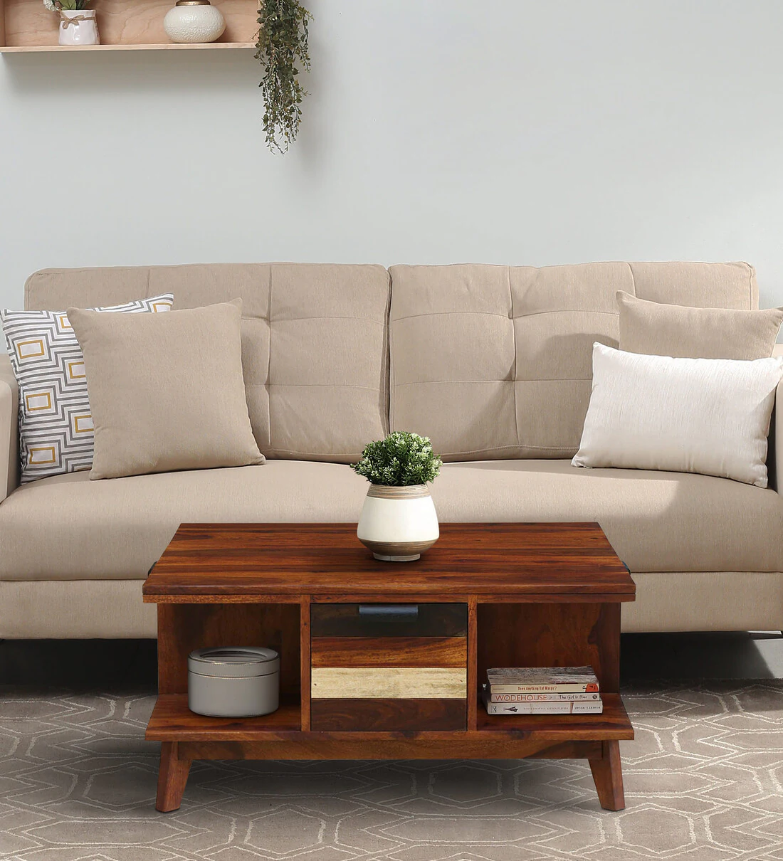 Dassel Sheesham Wood Coffee Table